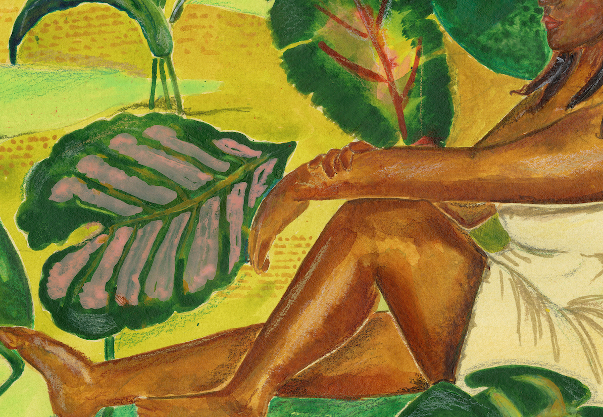 Where the Heliconia Grow – Tropical Botanical Art Print