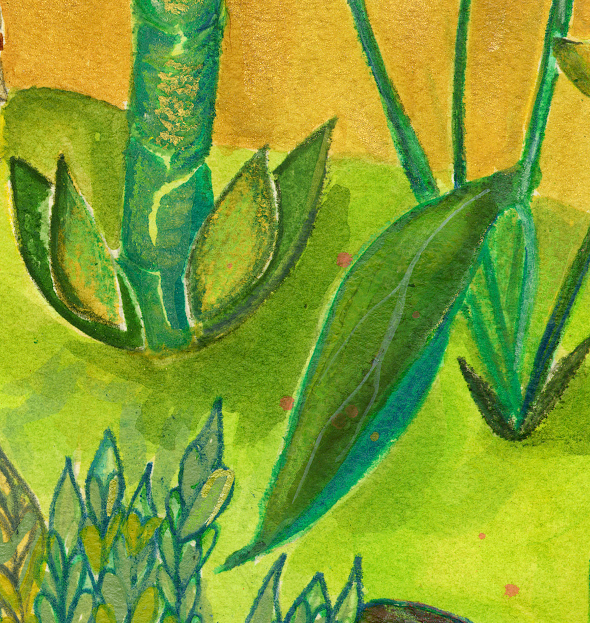 The Travellers – Traveller's Palm Tropical Art Print