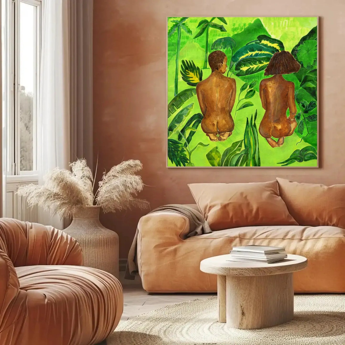 Grounded In Green: Wall Art Print