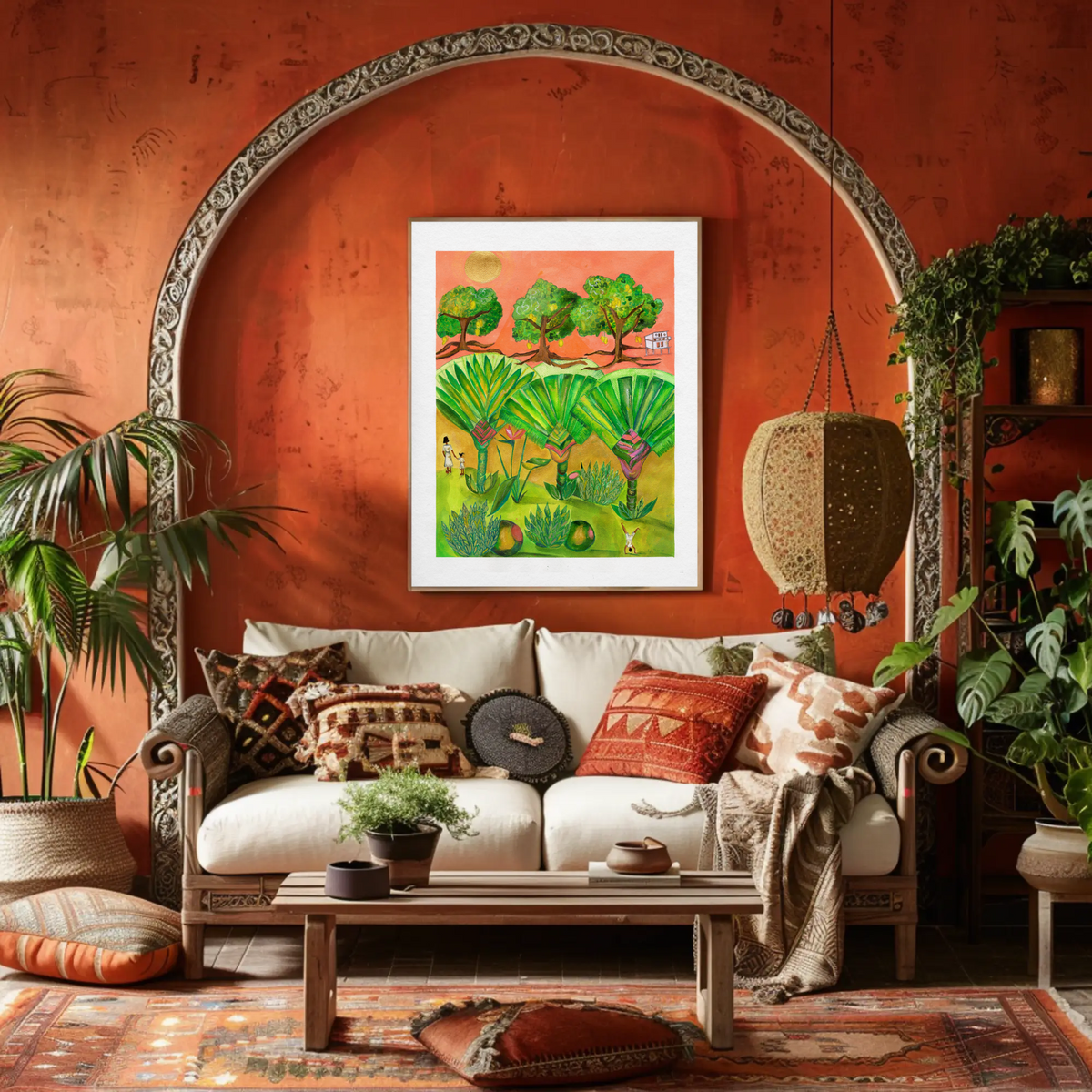 The Travellers – Traveller's Palm Tropical Art Print