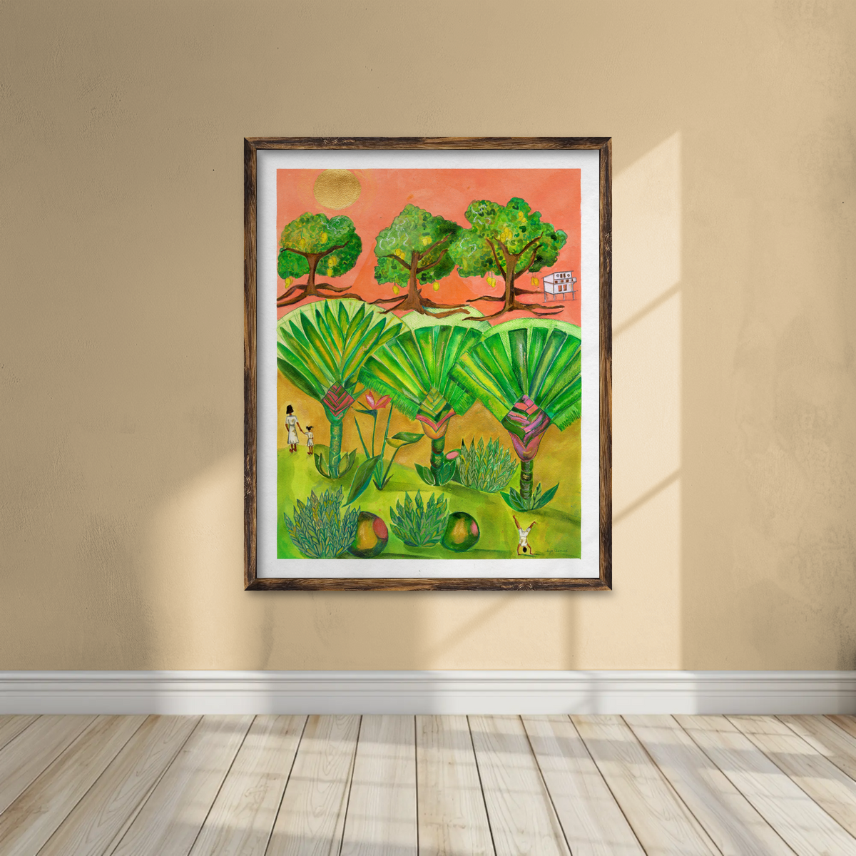 The Travellers – Traveller's Palm Tropical Art Print