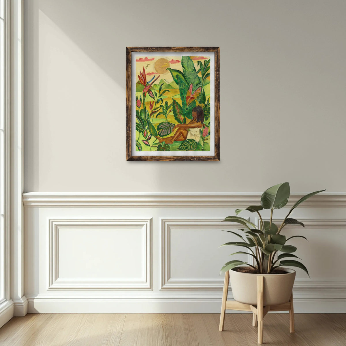 Where the Heliconia Grow – Tropical Botanical Art Print