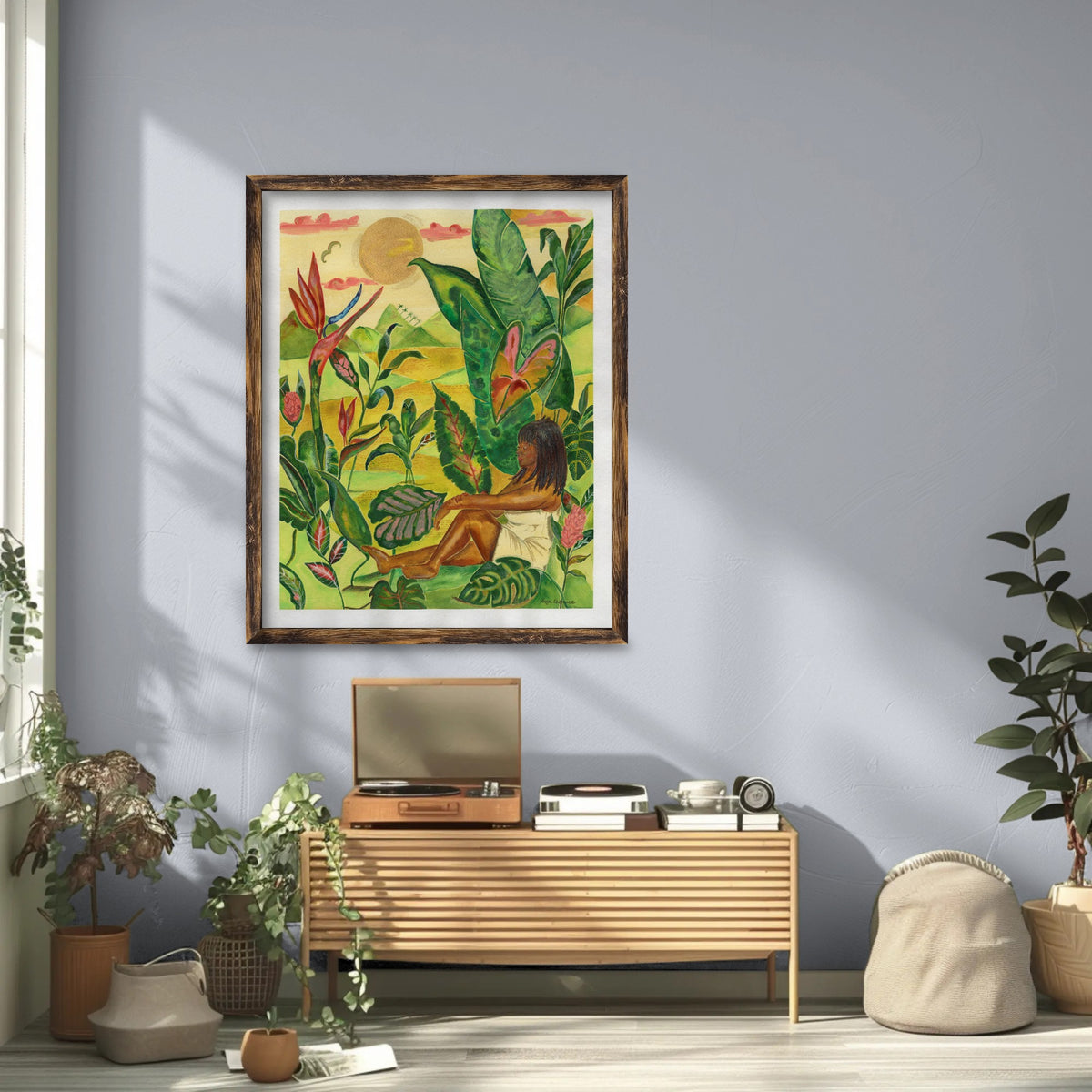 Where the Heliconia Grow – Tropical Botanical Art Print