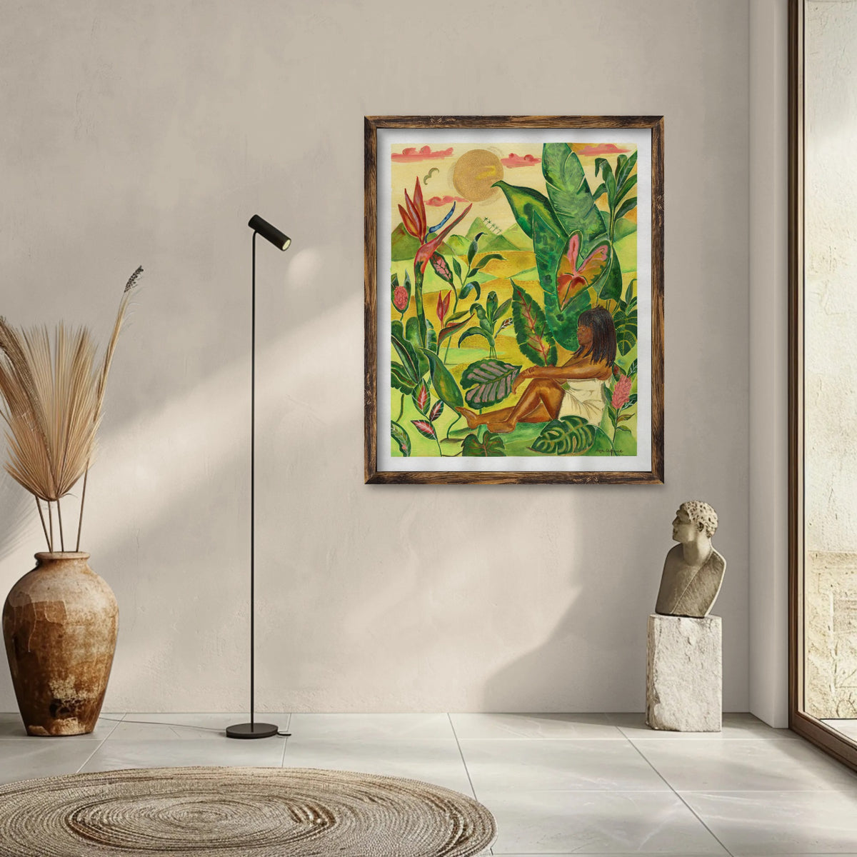 Where the Heliconia Grow – Tropical Botanical Art Print
