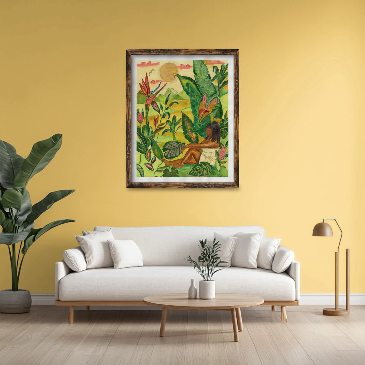 Where the Heliconia Grow – Tropical Botanical Art Print